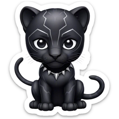 Animal pantera negra sticker