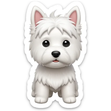 Westie Dog sticker