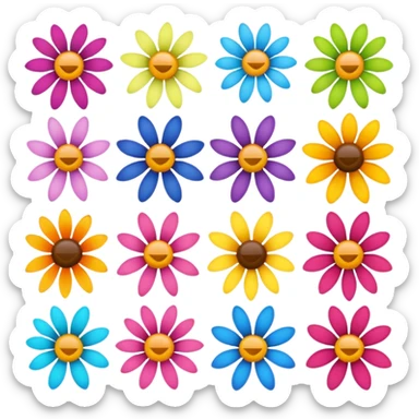 Flowers sticker