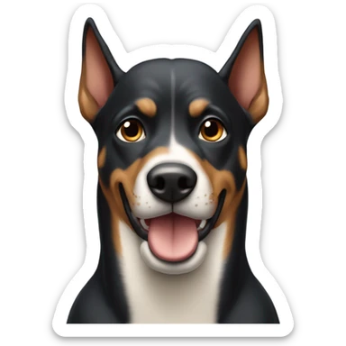 Perro dóberman  sticker