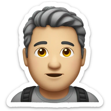 Guy that looks like overweight guy sticker