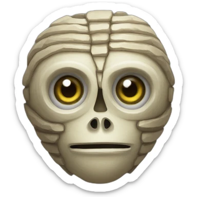 Peruvian Nazca mummy alien sticker