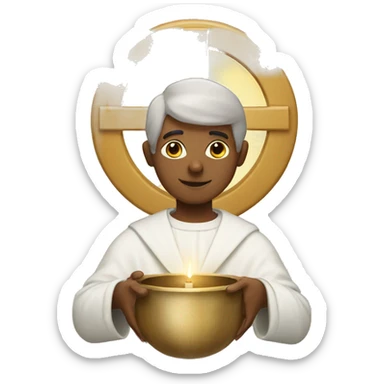 eucharist host sticker