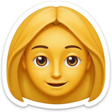 Personne avec un œuf sur le plat sur la tête  sticker