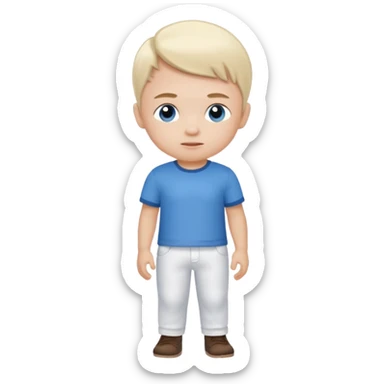Cute Child with white pants sticker