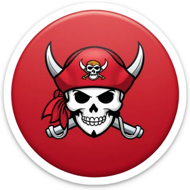 Tampa bay buccaneers logo sticker