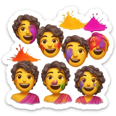holi sticker