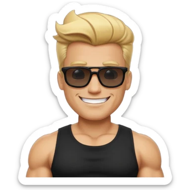 johhny bravo sticker