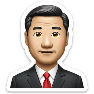 president xi sticker