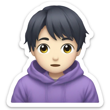 omori from omori sticker