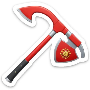 A Firefighter Axe  sticker