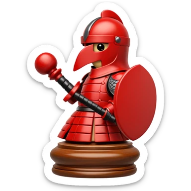 Xiangqi chess piece, knight piece sticker