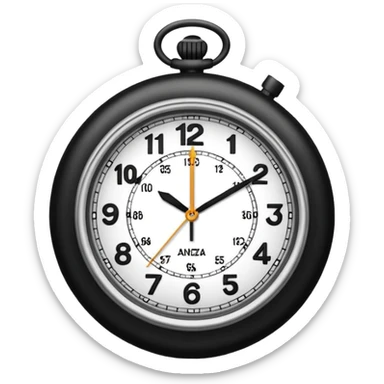 Un reloj sonando al estilo andrez garza sticker