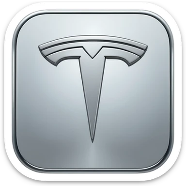 Tesla logo sticker