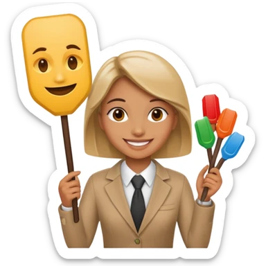 marketing agent with props

 sticker