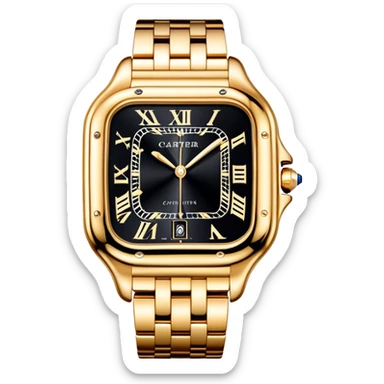 Cartier panther watch  sticker