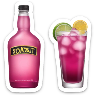 cosmopolitan drink sticker