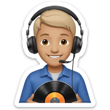 Vinyl Record Collector sticker