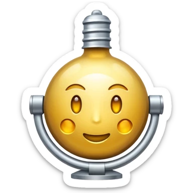 Gera emoji de lamparina de enfermagem  sticker