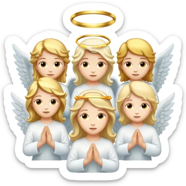 angelic counsil heaven emoji sticker