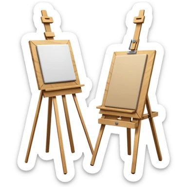 Canvases & Easels sticker