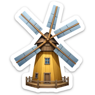 Moulin a vent sticker