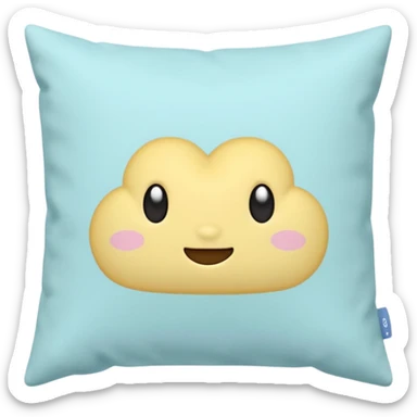 pillow pastel colors sticker