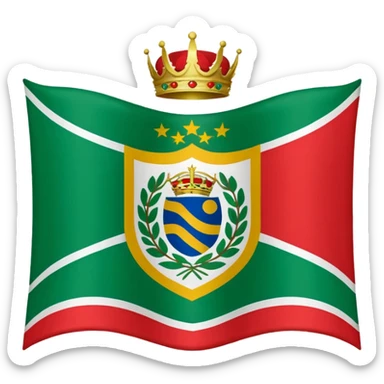 A bandeira do estado do Rio Grande do Sul, Brasil sticker