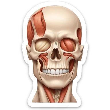 Anatomy muscle sticker