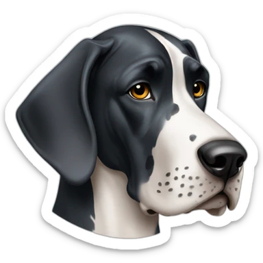 Great Dane dog sticker
