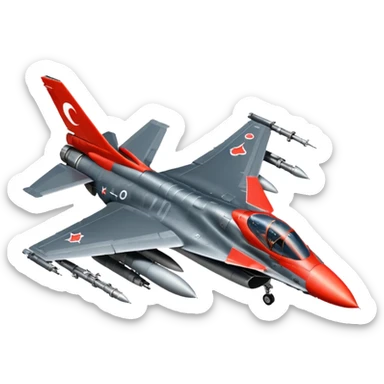 Turkish F-16 Fighting Falcon sticker