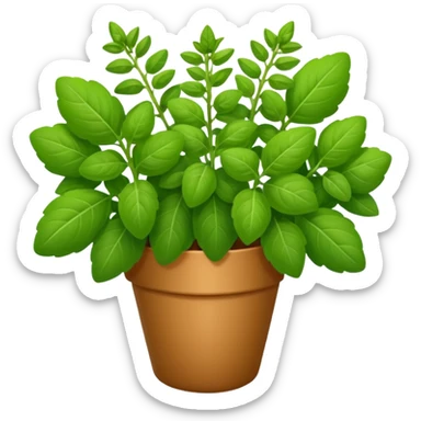 oregano herb bouquet sticker