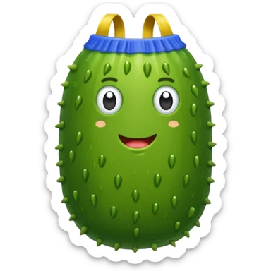 Pickle with speedo sticker
