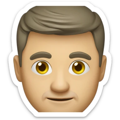 prezydent Ukraine Vladimir Zelenskiy sticker