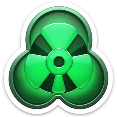 nuclear object sticker