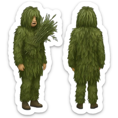 Ghillie  sticker