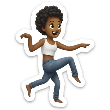 Dillyn dancing sticker