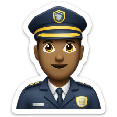 A airport marshaller sticker