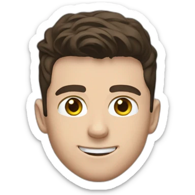 Mason mount wearing a black tshirt, profile picture, with stubble and mustache  sticker