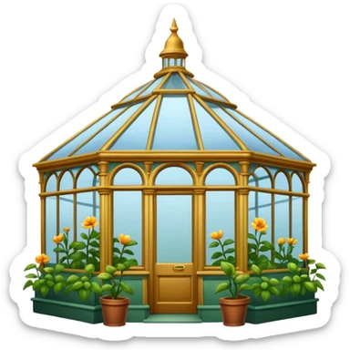 victorian greenhouse sticker