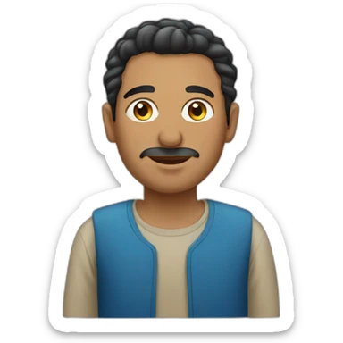 Tunisian man sticker