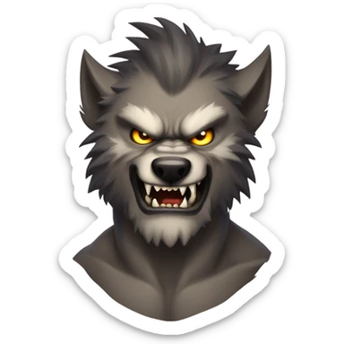 Wolfman sticker
