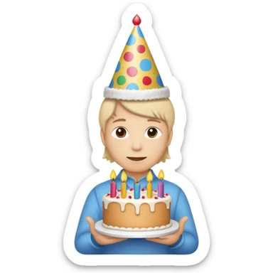 Happy birthday love sticker