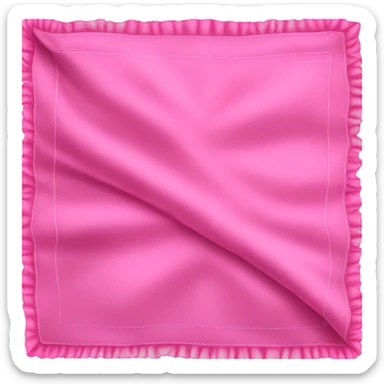 Pink folded blanket  sticker