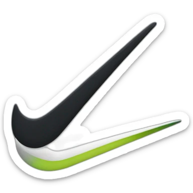 Nike swoosh sticker