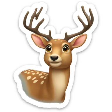 Deer do sticker
