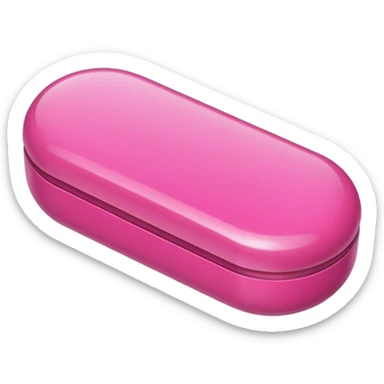 pink medication sticker