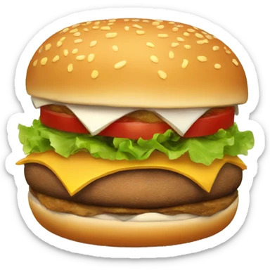 burger sticker