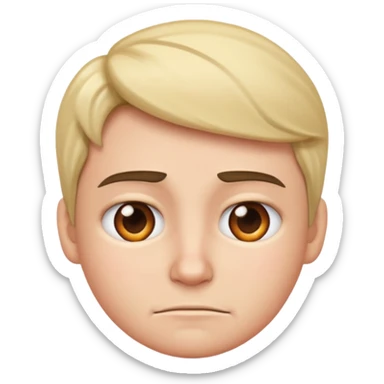 Annoyed, and don’t care and funny   sticker