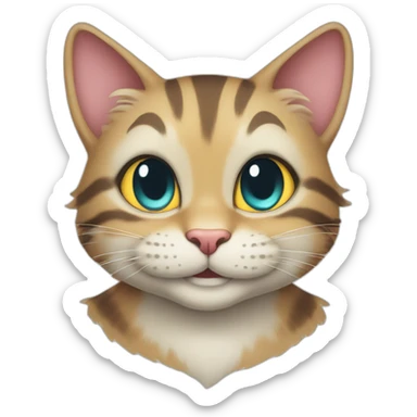 grin cat Alice wonderland sticker